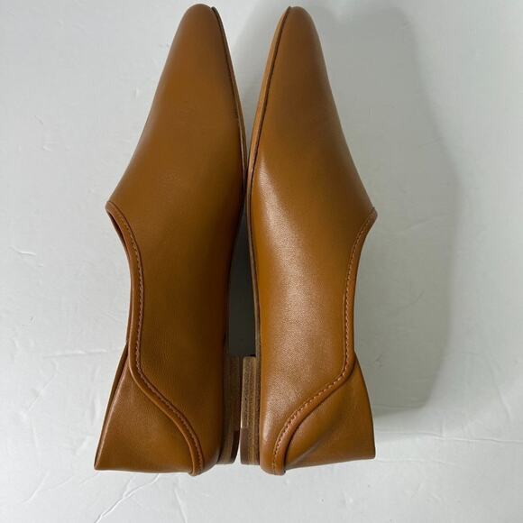 Vince  Branine Square Toe Slip On Leather Loafers 6.5 - Picture 5 of 10